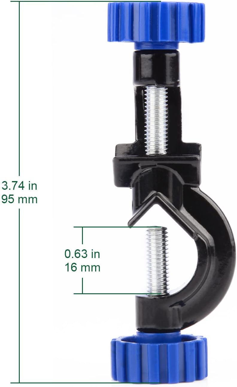 FunChem 2-Pack Adjustable Bosshead Clamp Holder, Heavy Duty Lab Stand Clamp Holder Boss Head Clamp Aluminum Alloy Body Rods up to 16 mm in Dia for Laboratory - Image 2